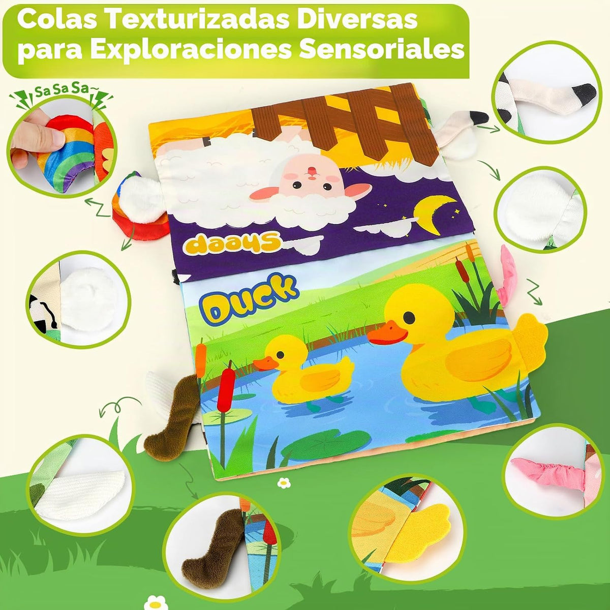 URMYWO Juguetes para la hora de la barriga, juguete de bebé de alto...