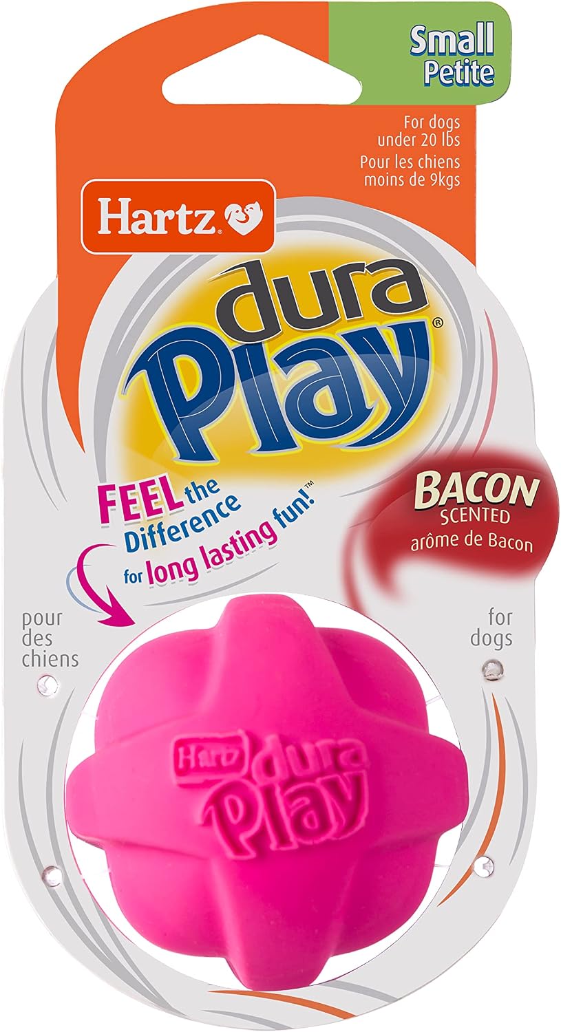 Hartz DuraPlay - Juguetes perfumados para perros con aroma a tocino...