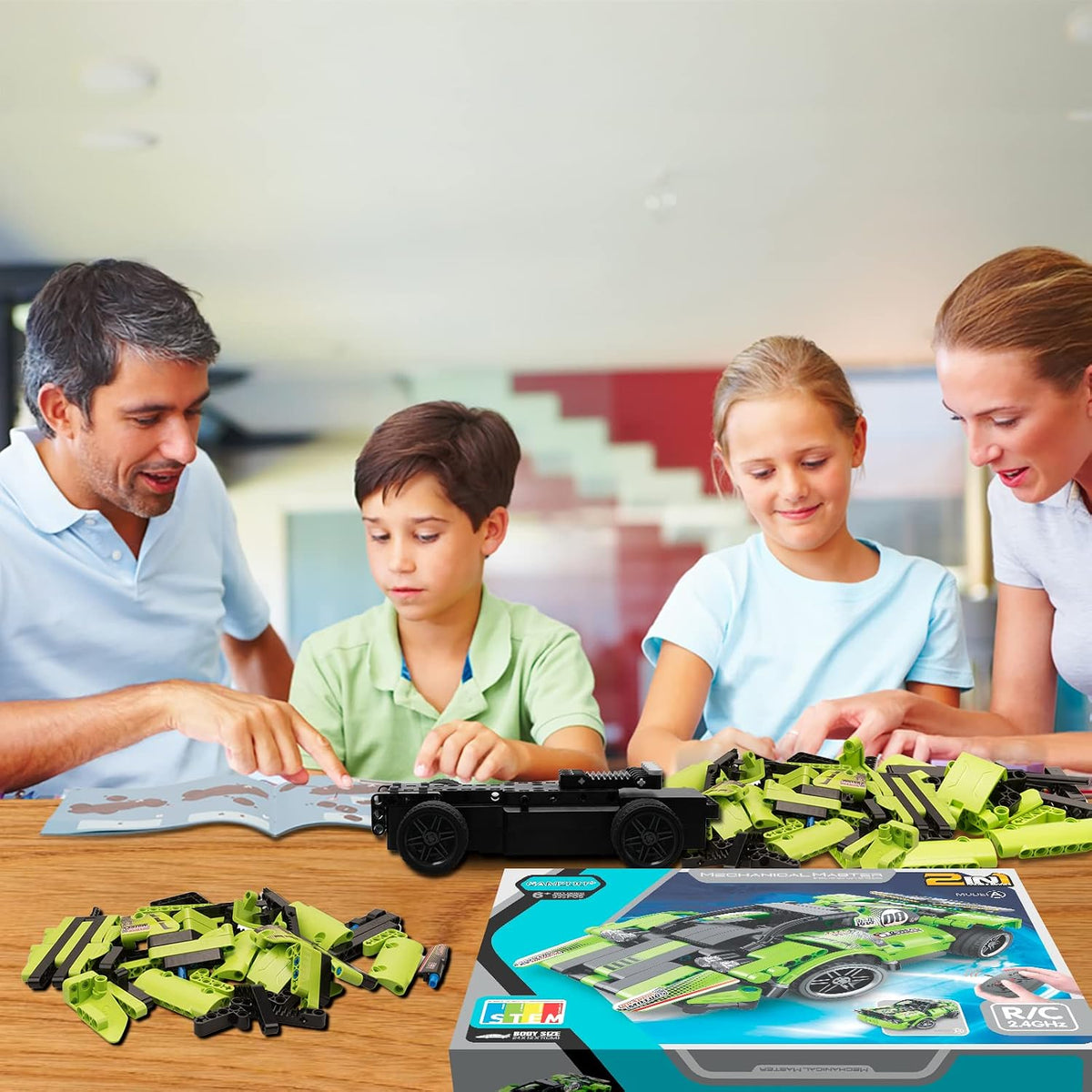 GAMZOO Juguetes de construcción STEM para niños con kits de ingenie...