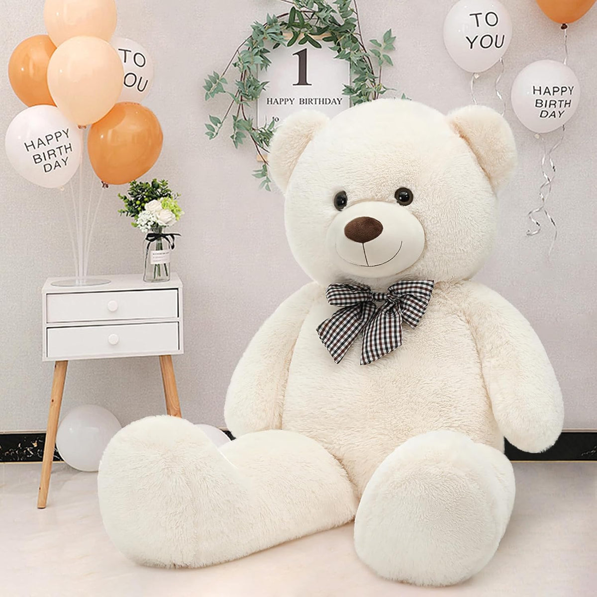 MaoGoLan Oso de Peluche Gigante Jumbo de Tamaño Real de 55 Pulgadas...