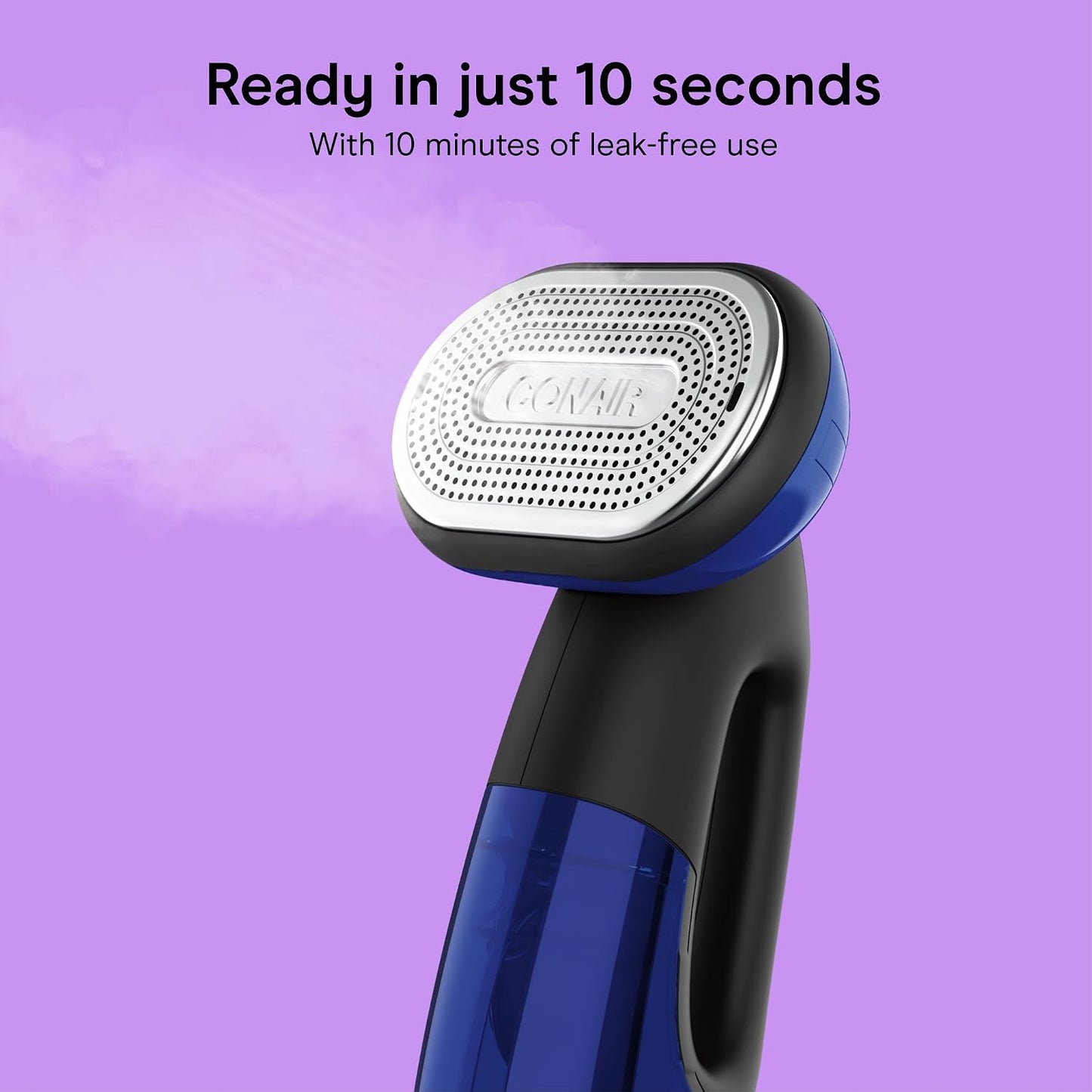 Conair 2 en 1 Vaporizador de Mano y Plancha para Ropa, Turbo Extrem...