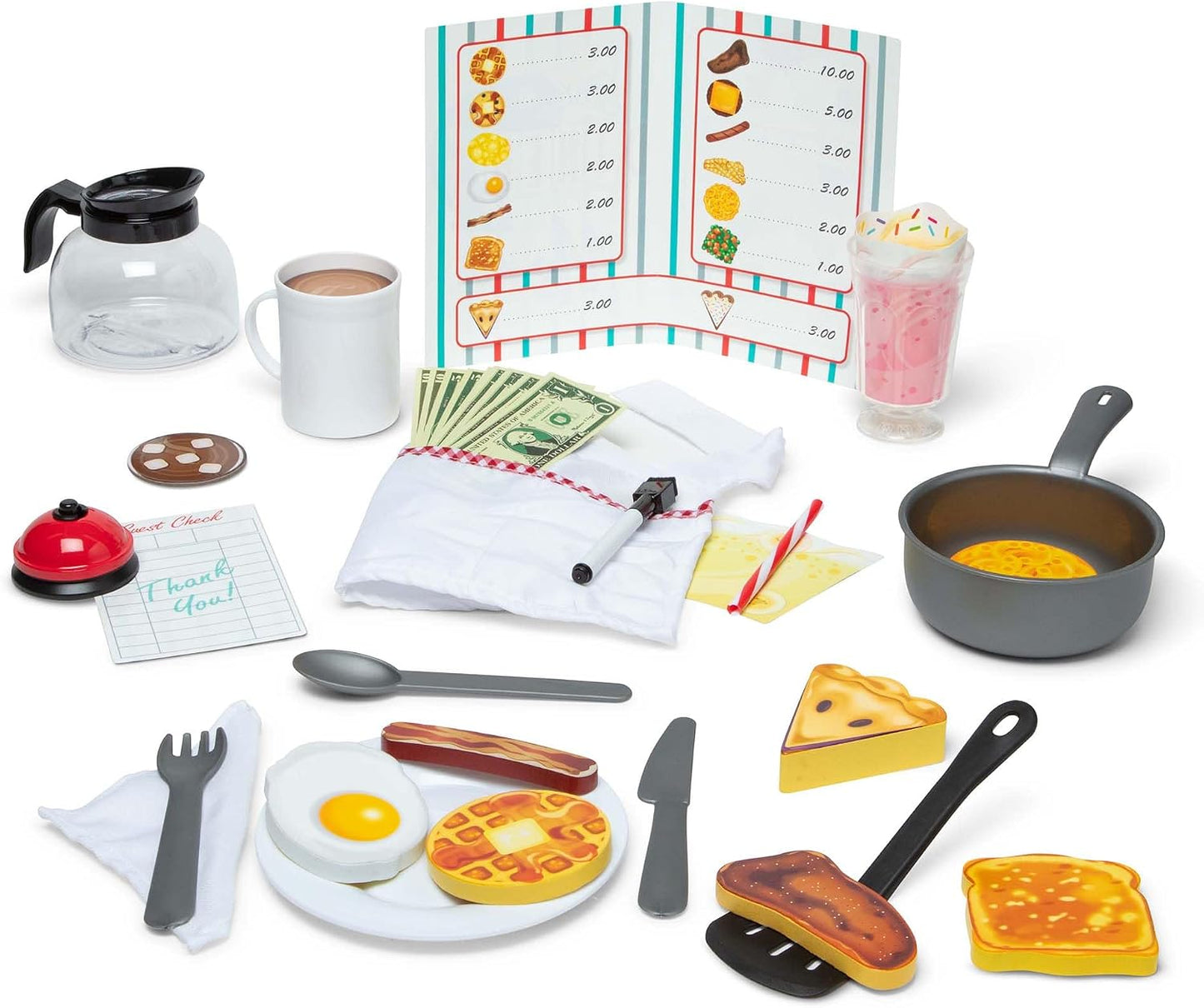 Melissa & Doug Juego de restaurante Star Diner | Juego de simulació...