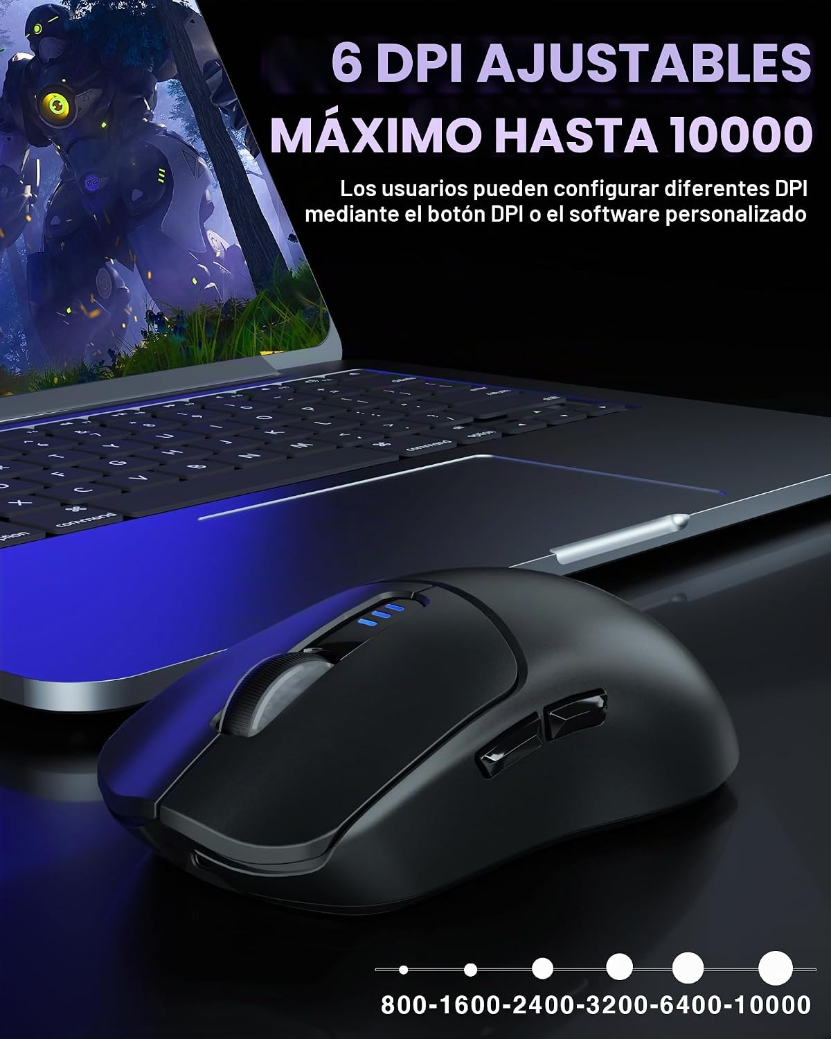 AULA Combo de teclado y mouse inalámbricos, teclados mecánicos F75...