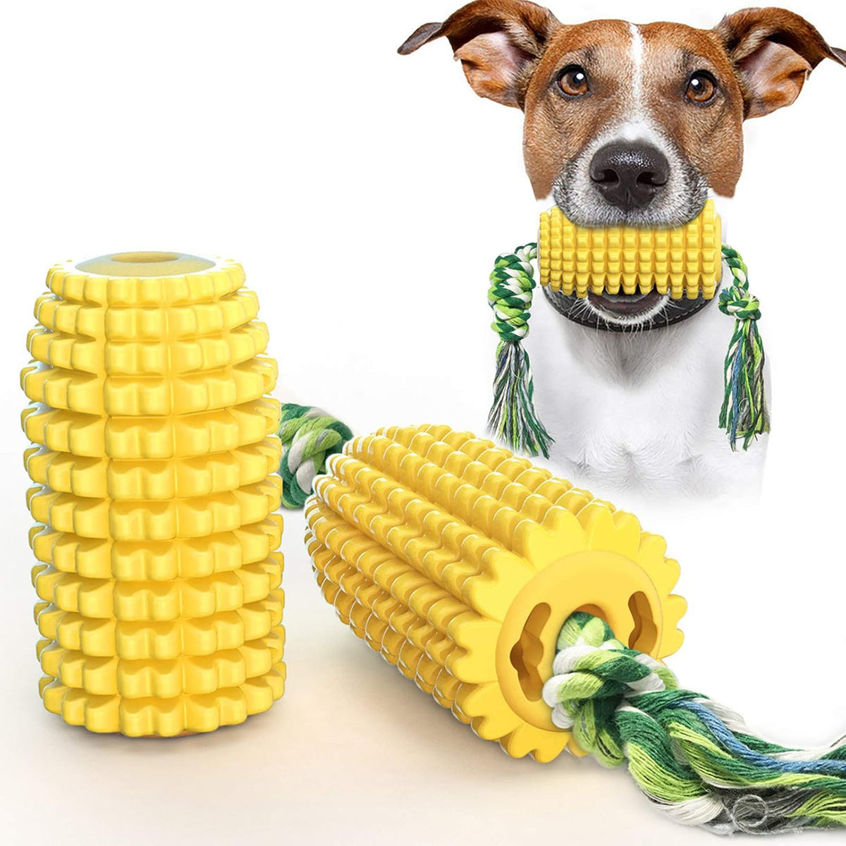 Carllg Juguetes masticables para perros, cepillo de dientes para ca...
