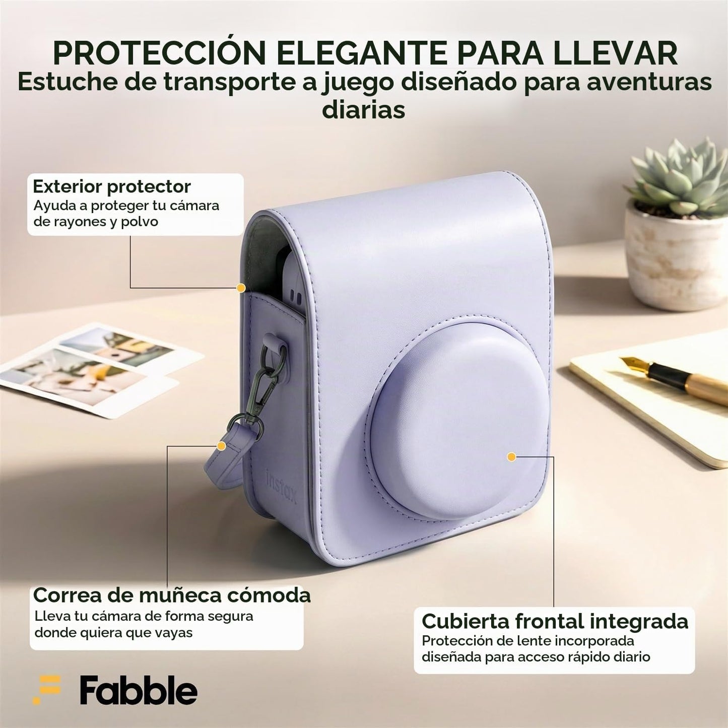 FUJIFILM INSTAX MINI 13 Cámara de película instantánea Dreamy Purpl...