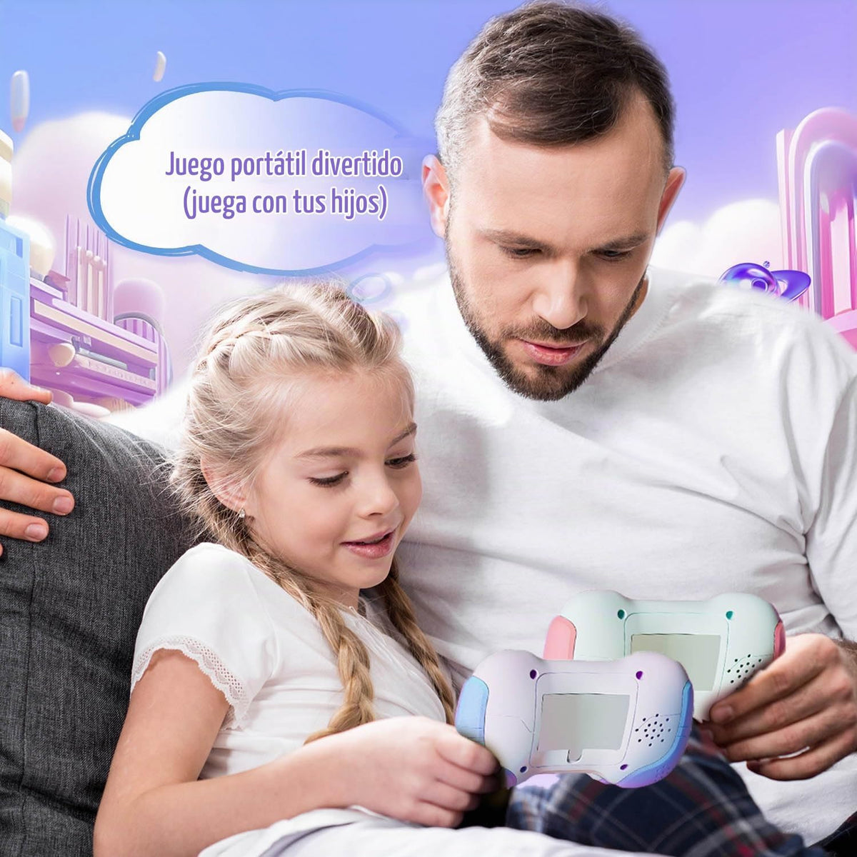 Juego navideño de empuje rápido con mango de juguetes para ansiedad...