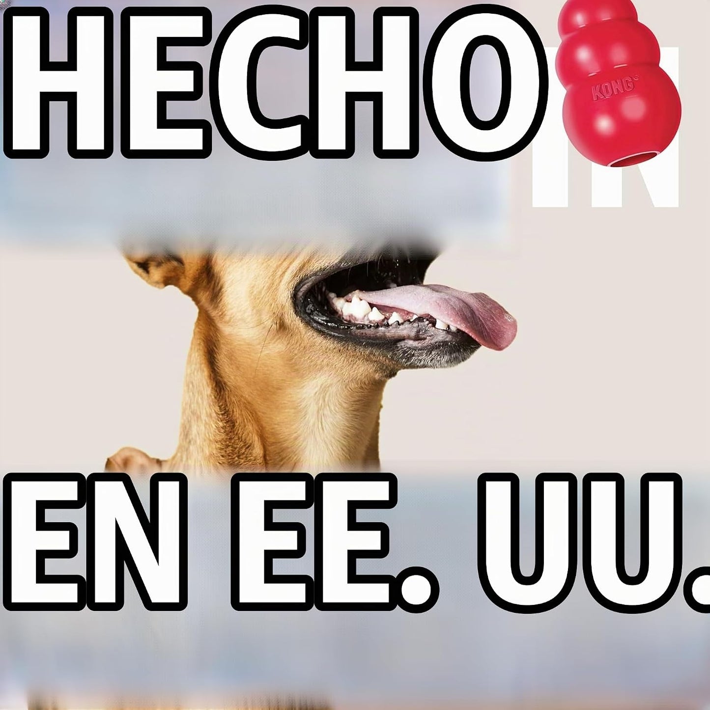 Juguete masticable clásico KONG para perros - Juguete para buscar y...