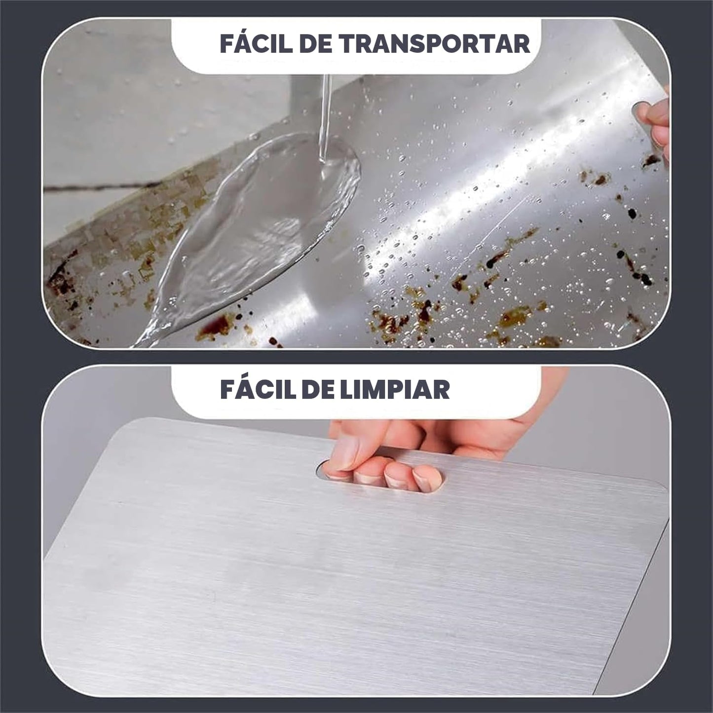 Tabla de cortar de titanio - Nueva mejora 2025 Tablas de cortar 100...