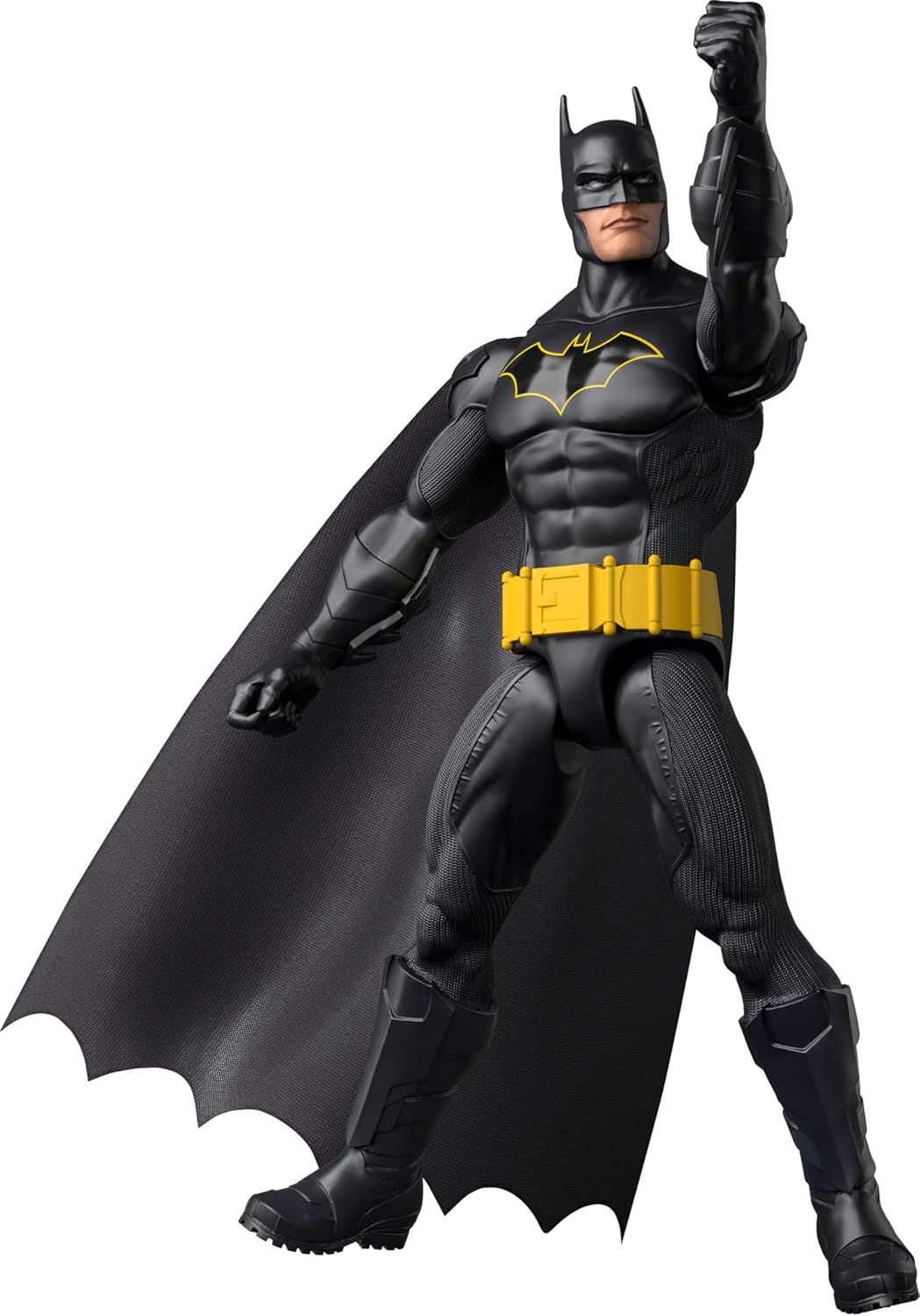 Mattel DC - Figura de acción de Batman de 12 pulgadas, traje negro...