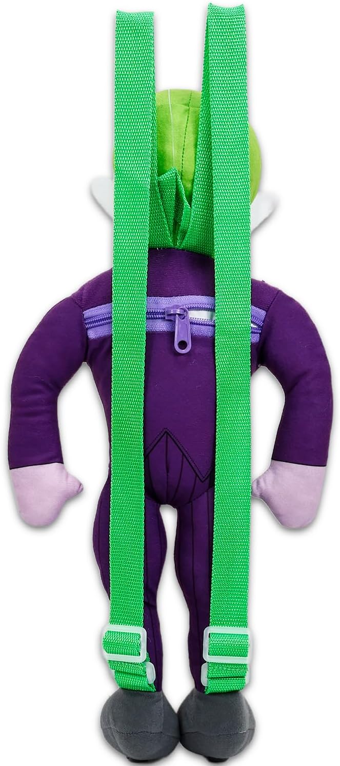 DC Comics Batman The Joker - Juego de mochila de peluche con muñeco...