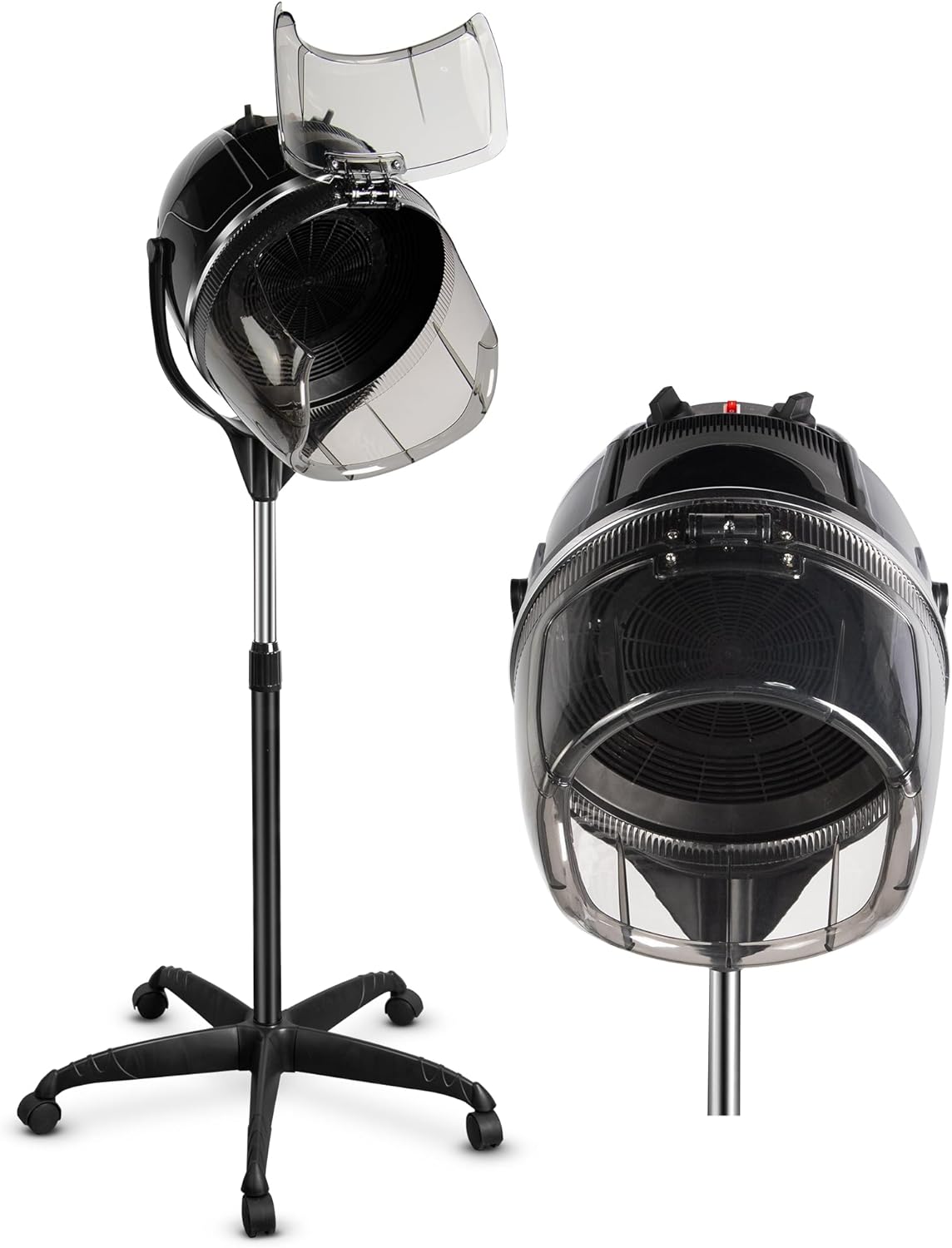 TASALON Soporte profesional con capucha para secador de pelo con te...