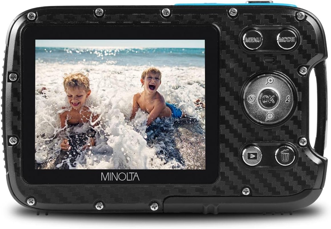 Minolta MN30WP - Cámara digital impermeable de 21 MP \/ 1080P HD (v...