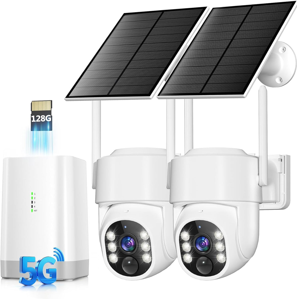 Cámaras de seguridad inalámbricas para exteriores 5G y 2.4G, sin su...