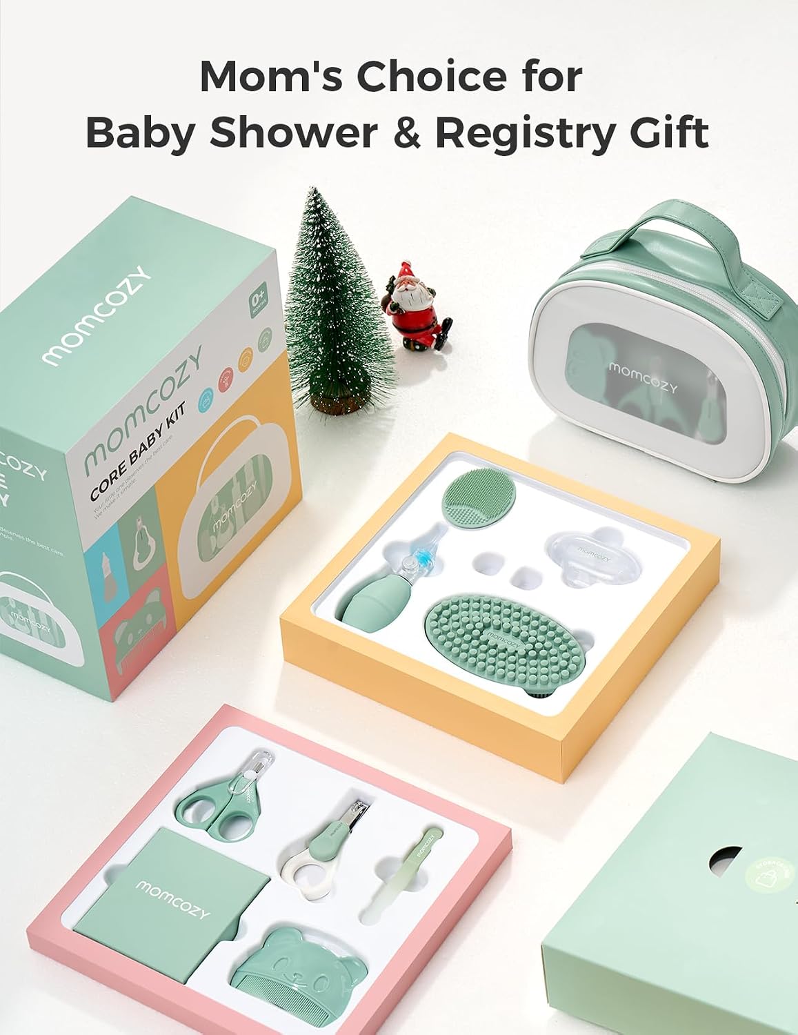 Momcozy Kit Básico para Bebé, Baby Shower y Registro Esencial Kit p...