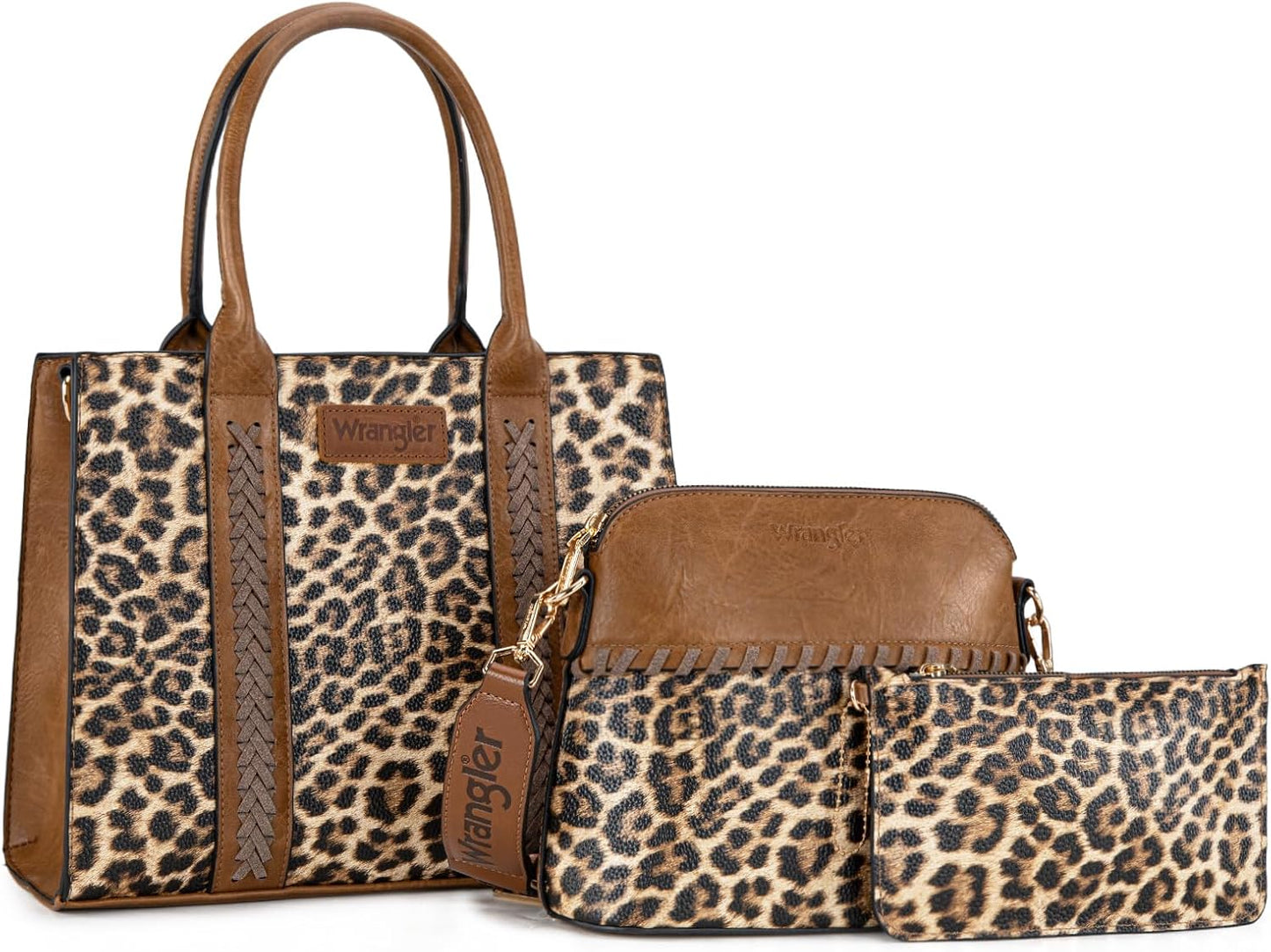 Wrangler Juego de 3 monederos para mujer, bolso cruzado y cartera c...