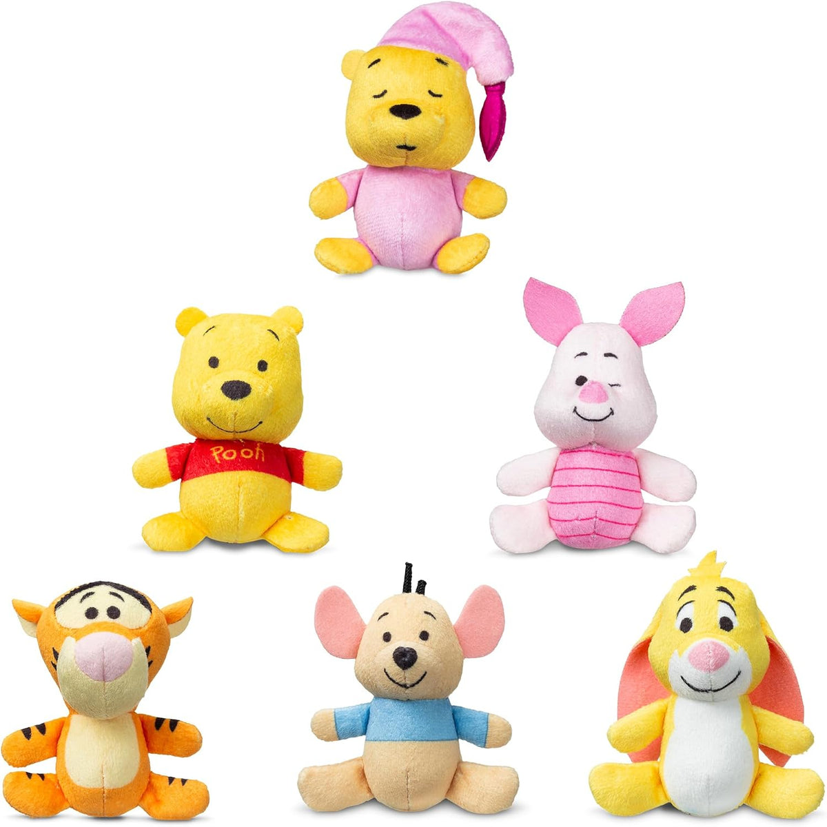 Micro Teenies Winnie The Pooh y sus amigos Paquete de 6 - Figura de...