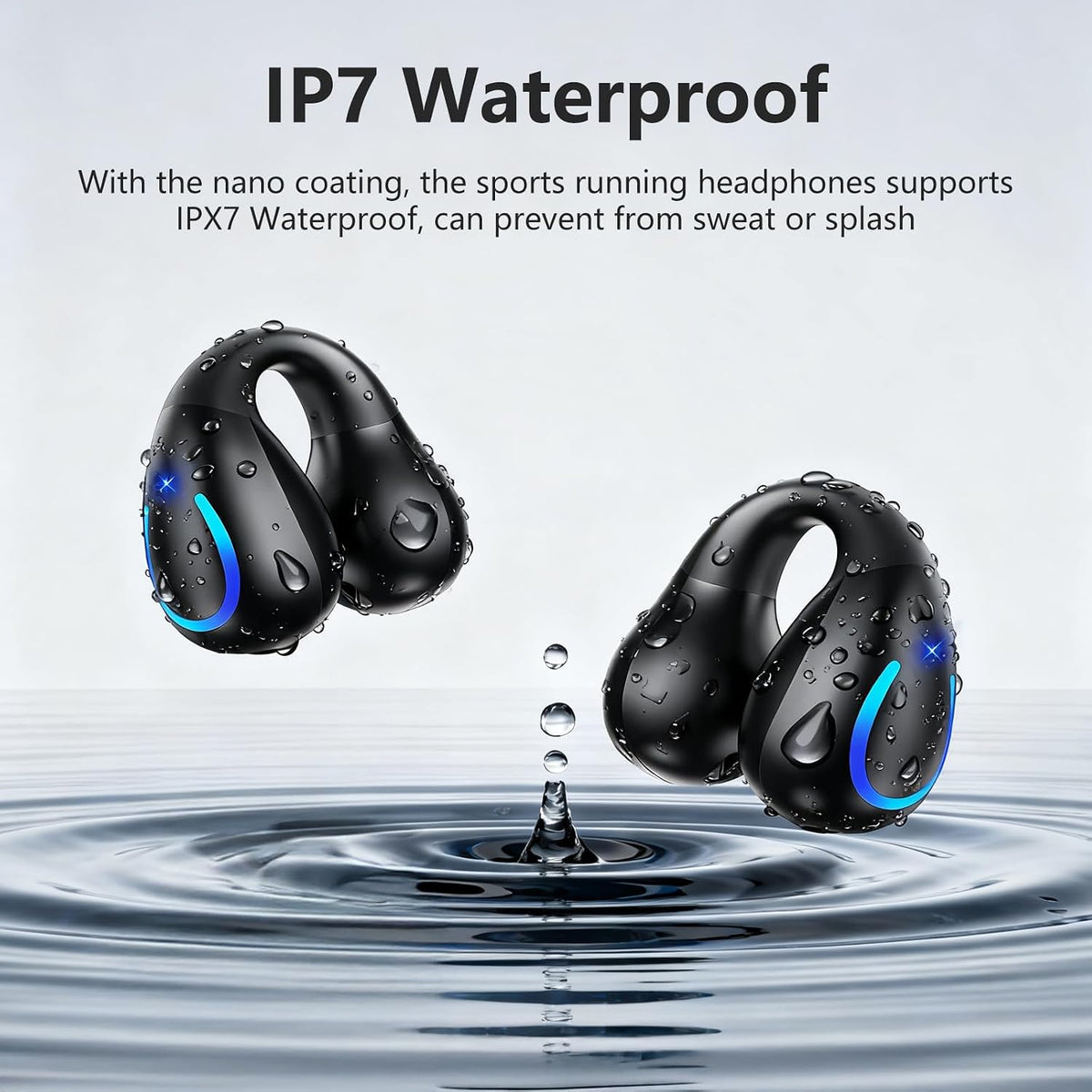 Auriculares de conducción ósea de oreja abierta 2026 Bluetooth 5.4...