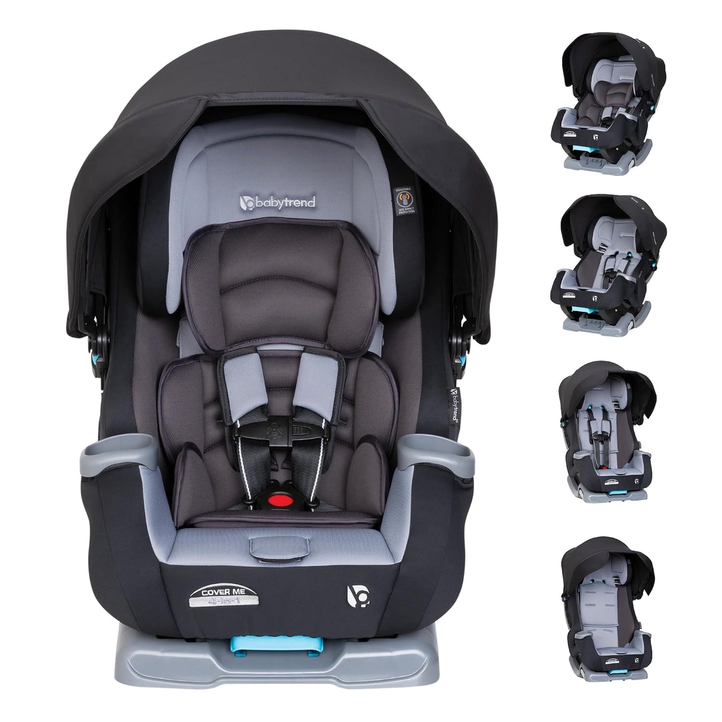 Baby Trend Cover Me™ - Asiento convertible 4 en 1 para automóvil, c...