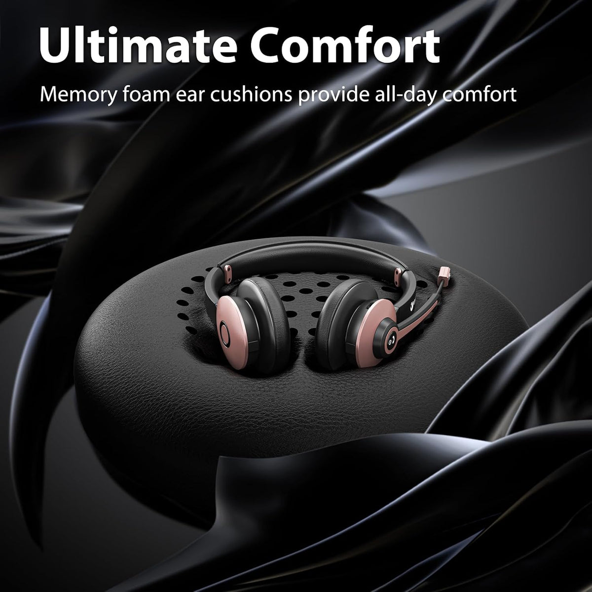 Auriculares inalámbricos con micrófono para el trabajo, auriculares...