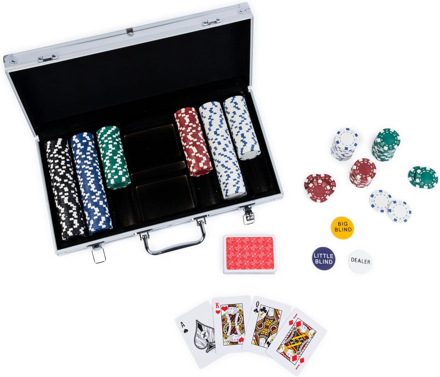 Spin Master Games, Cardinal Classics, juego de póquer de 300 piezas...