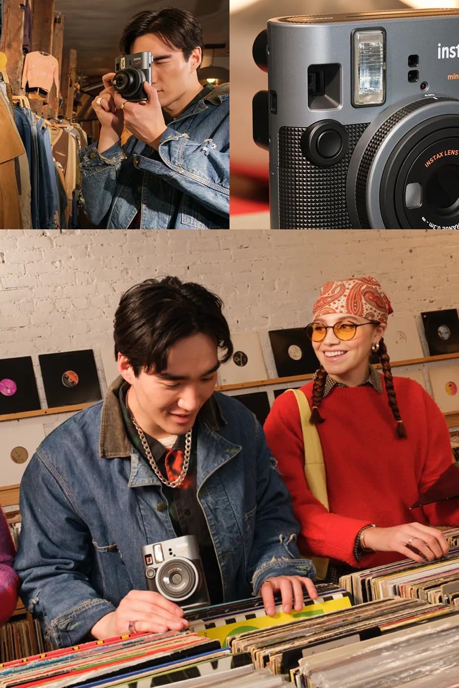 FUJIFILM INSTAX Mini 41 - Estuche para cámara instantánea de 40 hoj...