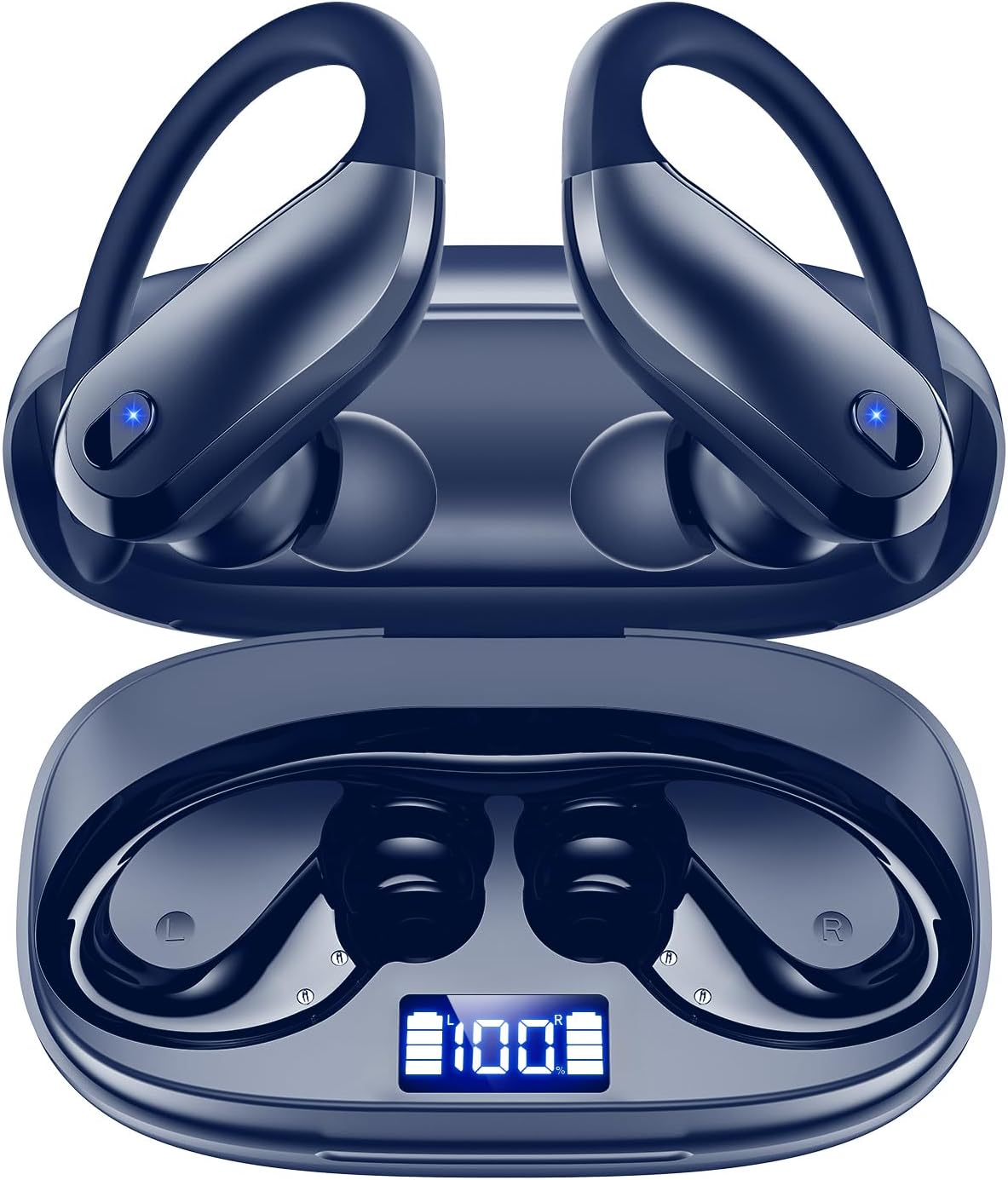 KTGEE Auriculares inalámbricos con ganchos para los oídos Bluetooth...