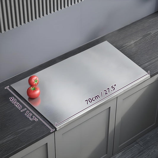 Tabla de cortar de acero inoxidable 304 - Tabla de cortar de cocina...