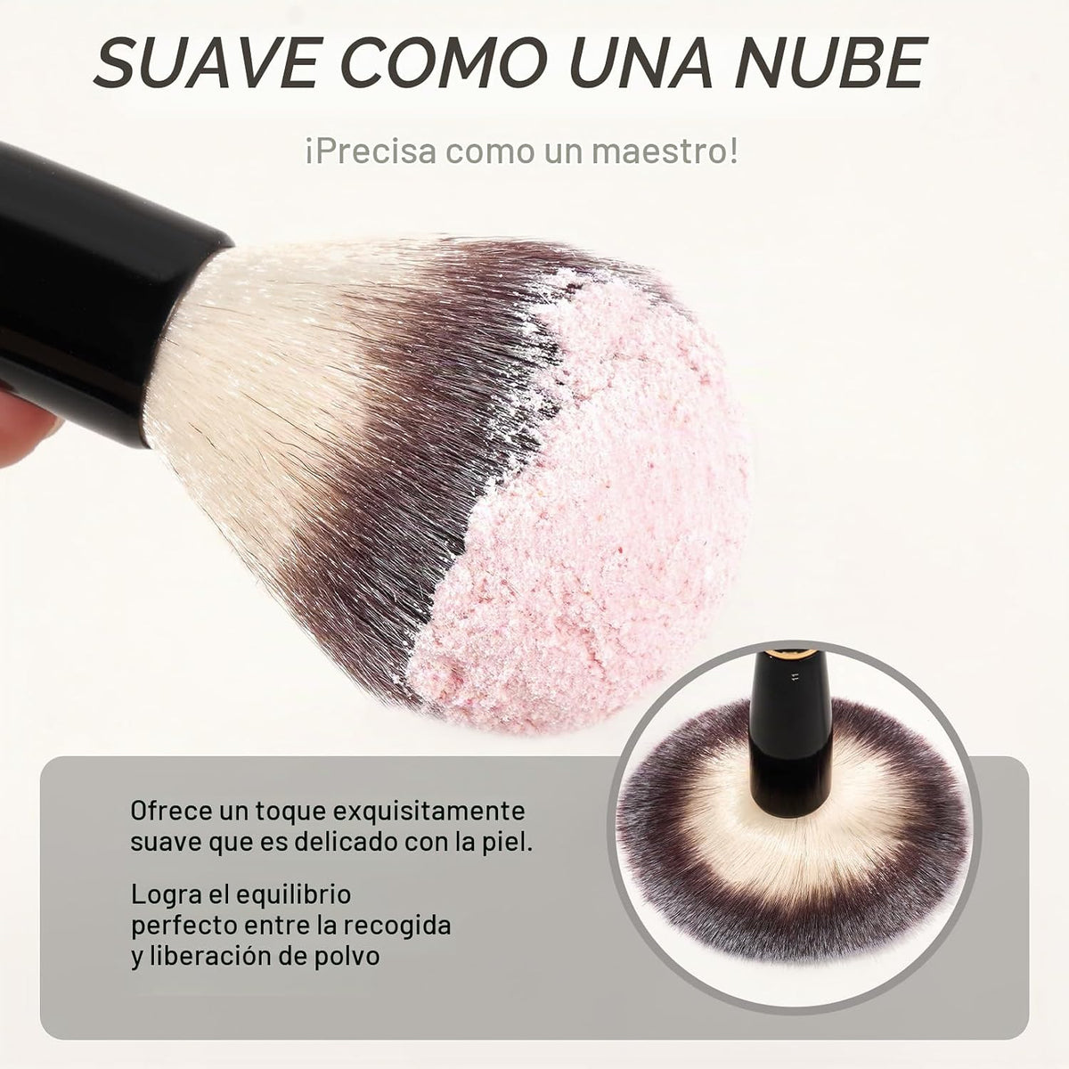 MAANGE Set de brochas de maquillaje 16 piezas, juego de brochas pro...