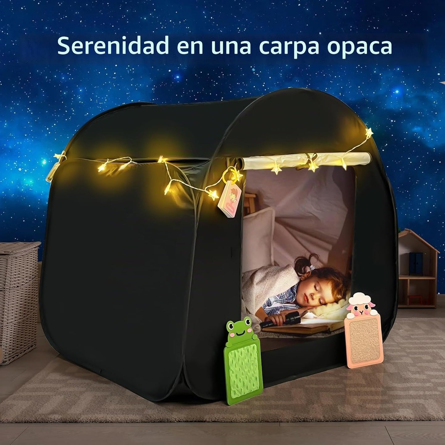 Tienda de campaña sensorial, tienda de campaña opaca para niños, ca...