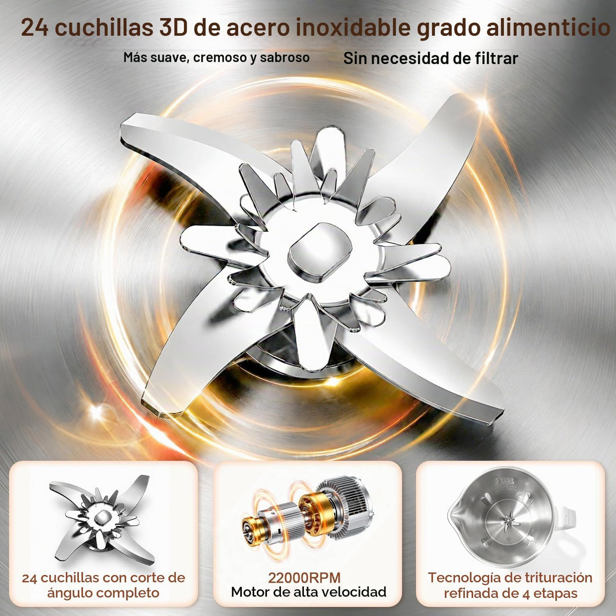 Flelano Máquina automática de leche de soja de 46 onzas, máquina el...