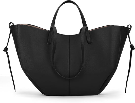 Juoxeepy Bolsa de trabajo de piel sintética para mujer, bolso de ma...