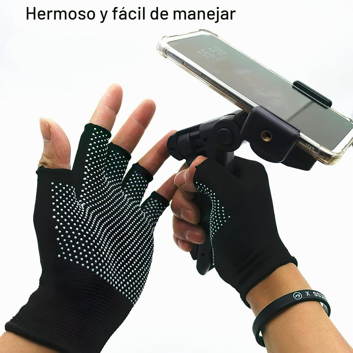 KkaFFe Guantes de trabajo ligeros para hombres y mujeres con medio...