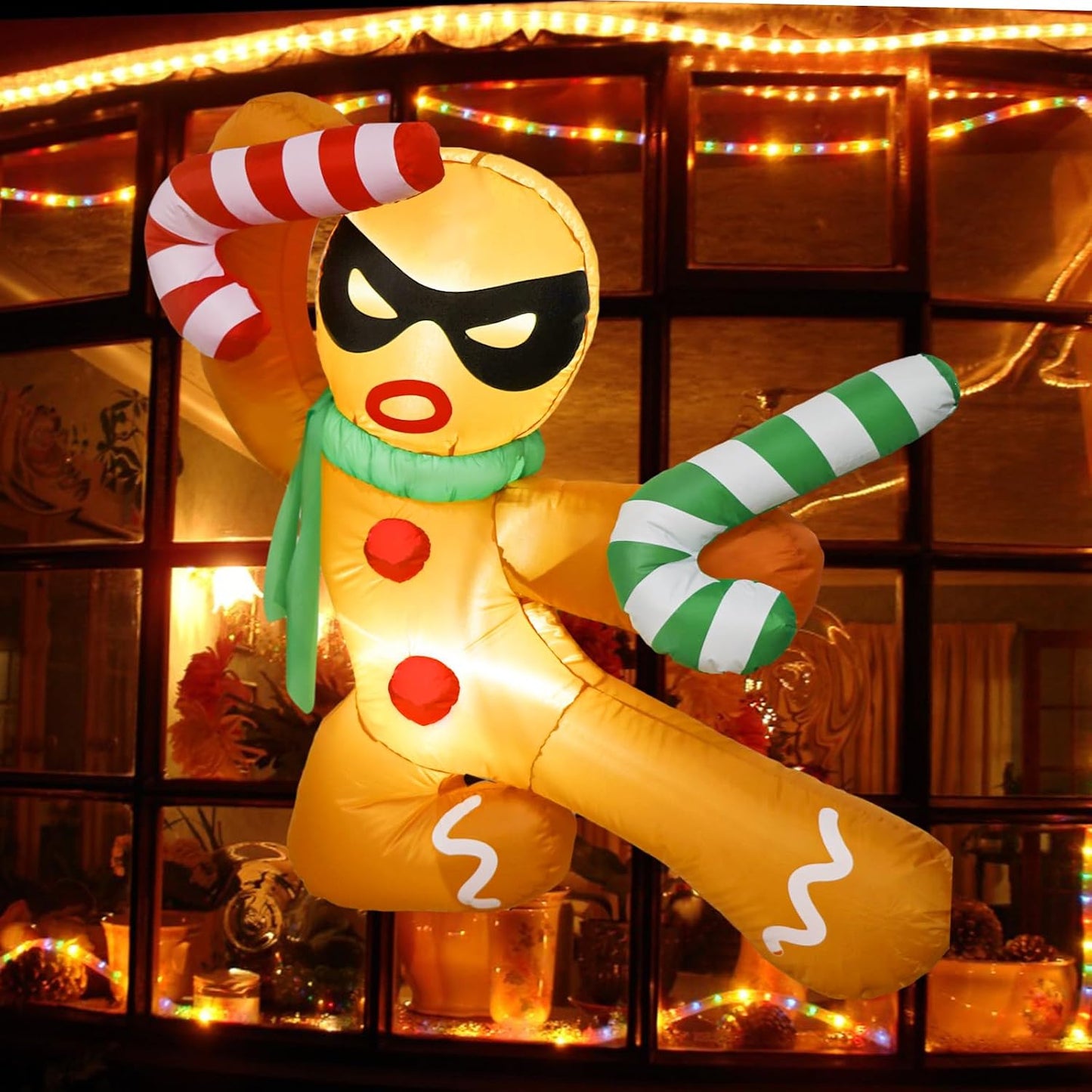 OurWarm Inflables de Navidad de 3.5 pies para decoraciones al aire...