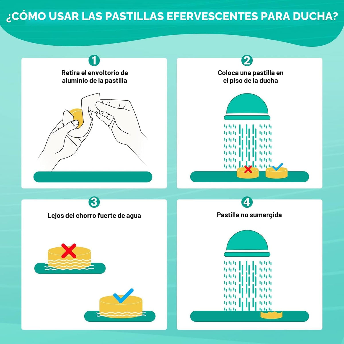 JoJowell - Vaporizadores de ducha para aromaterapia, paquete de 18...