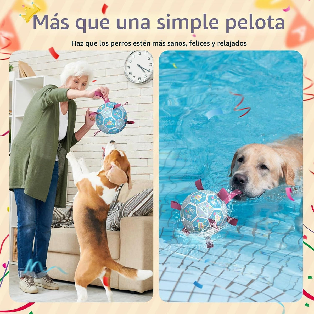 QDAN Juguetes de cumpleaños para perros, regalos de cumpleaños para...
