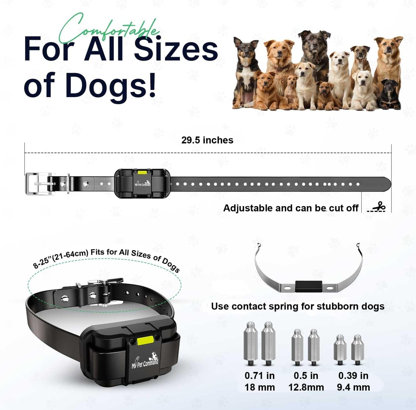 My Pet Command Collar de Entrenamiento para Perros de Largo Alcance...