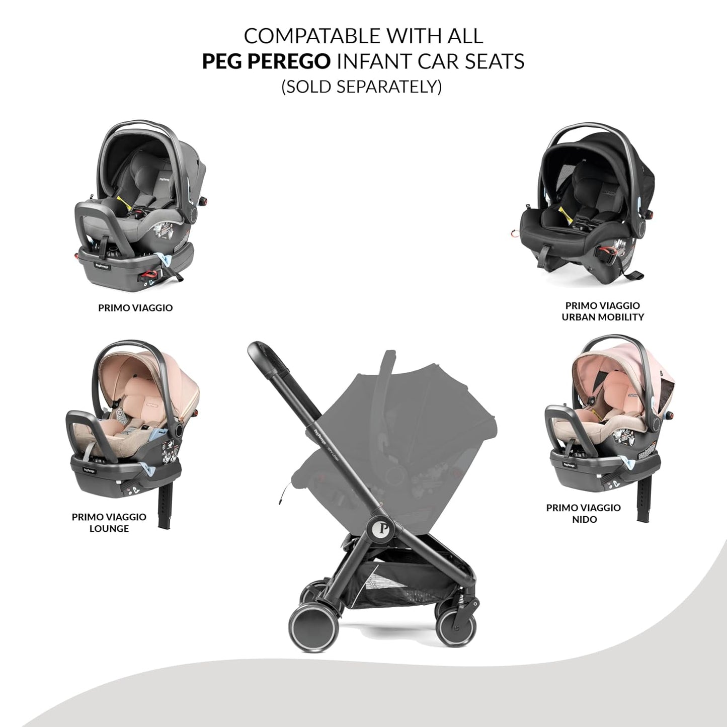 PEG City Loop Asiento y Marco Combo \u2013 Metal | Sistema de viaje...