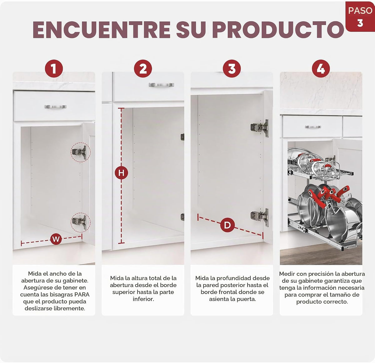 Rev-A-Shelf Organizador de Armario de Cocina Extraíble de 2 Niveles...