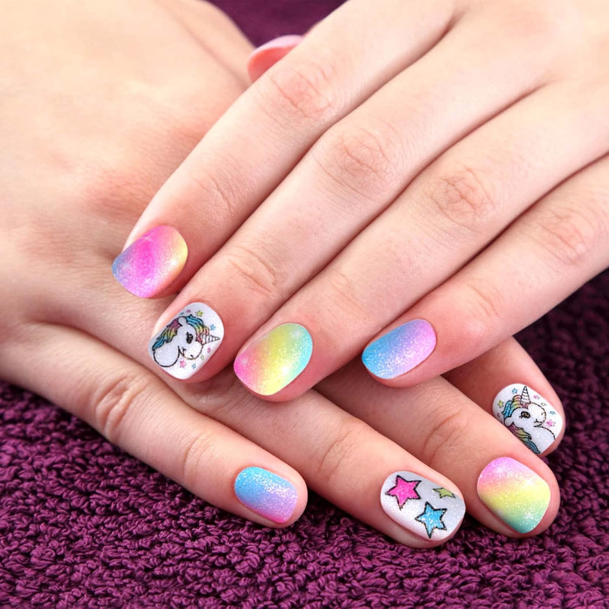 Golray Juego de Esmalte de Uñas para Niñas, Kit de Arte de Uñas Tod...