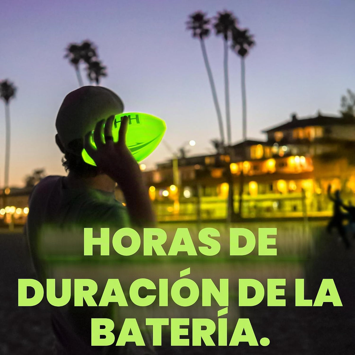 LIGHTRO - Balón de Fútbol Americano de Espuma Suave que Brilla en l...