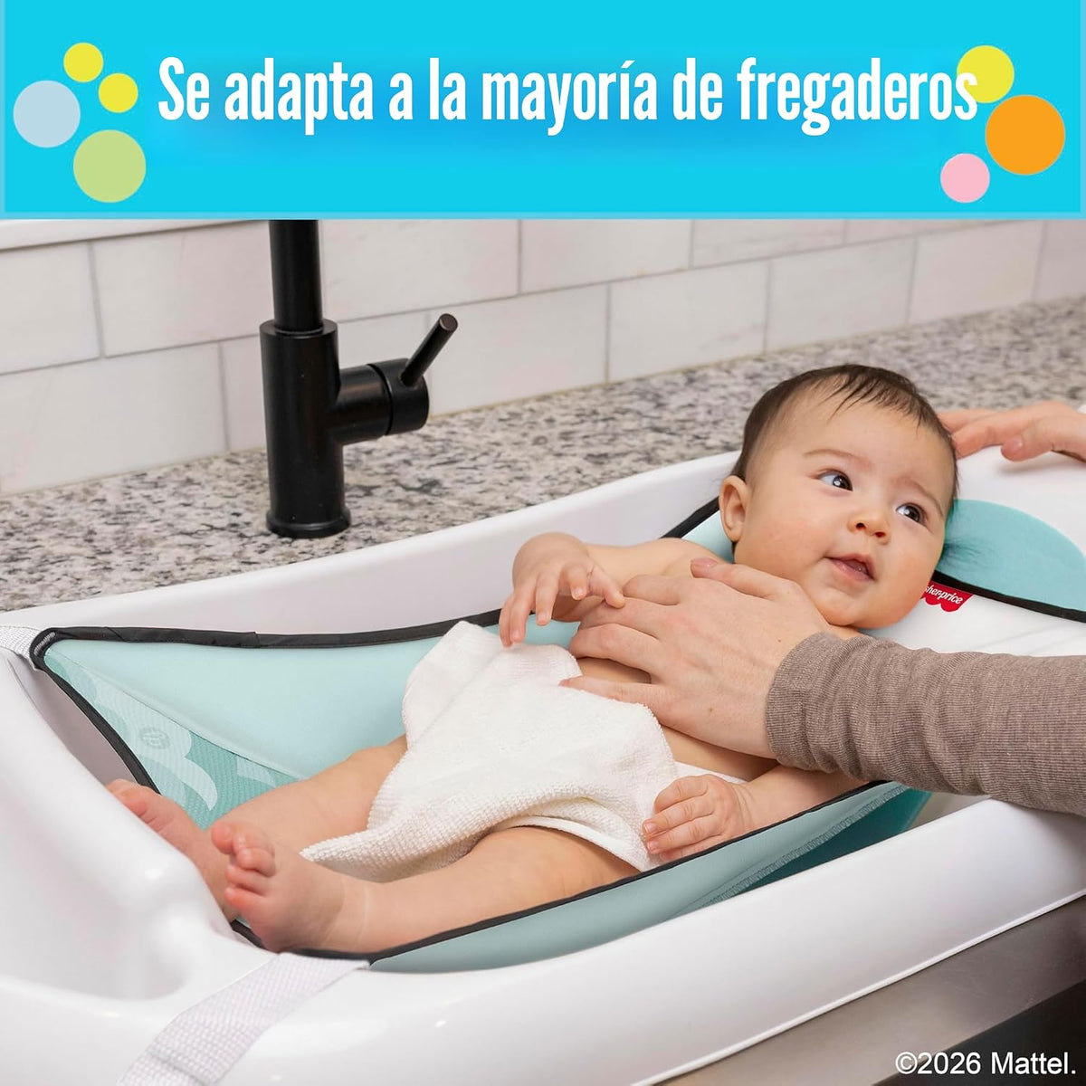 Fisher-Price™ 3-N-1 Grow with Baby Baby - Bañera para niños pequeño...