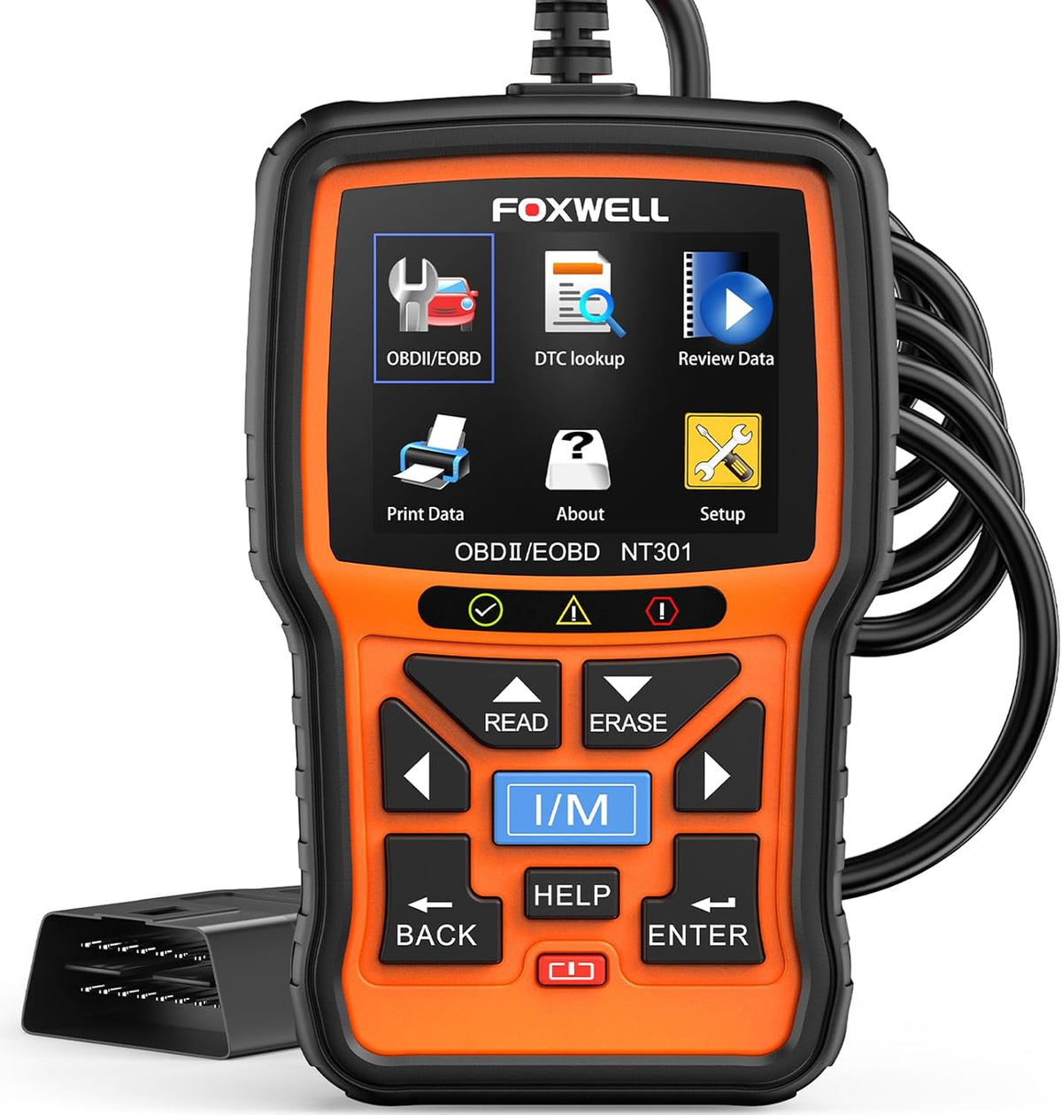 FOXWELL NT301 OBD2 escáner de datos en vivo profesional mecánico OB...