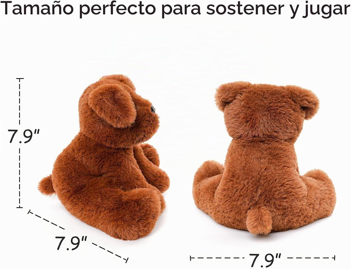 WEIGEDU Chocolate Labs Labrador - Animales de peluche, cachorros de...
