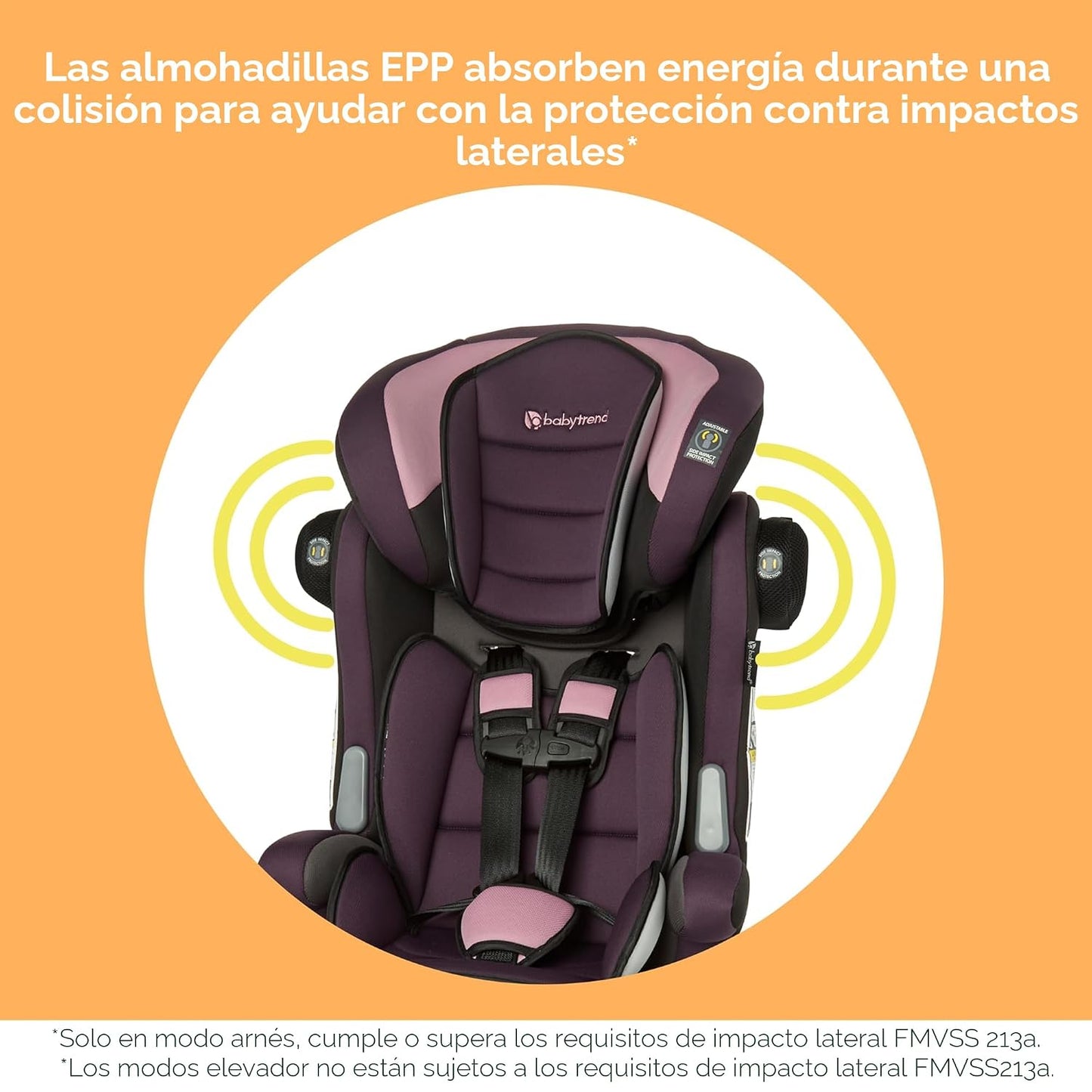Baby Trend Hybrid SI 3 en 1 - Asiento de coche con refuerzo de comb...