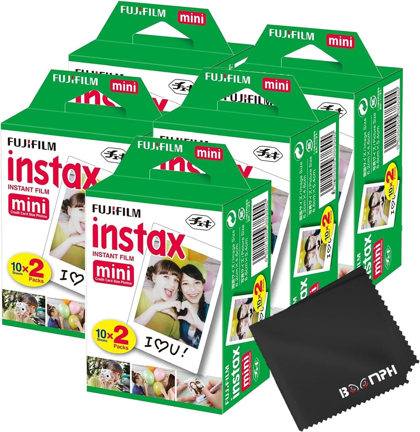Película Fujifilm Instax Mini para Cámara Instantánea: 100 Tomas To...