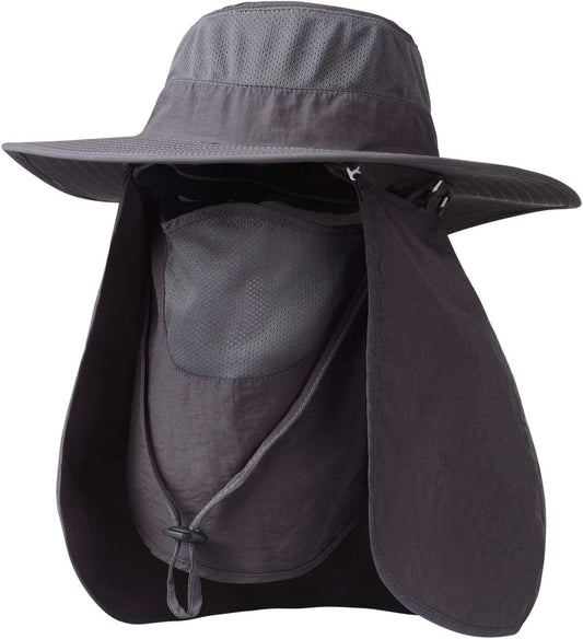Sombrero de pesca, gorra para el sol con protección solar UPF 50+ y...