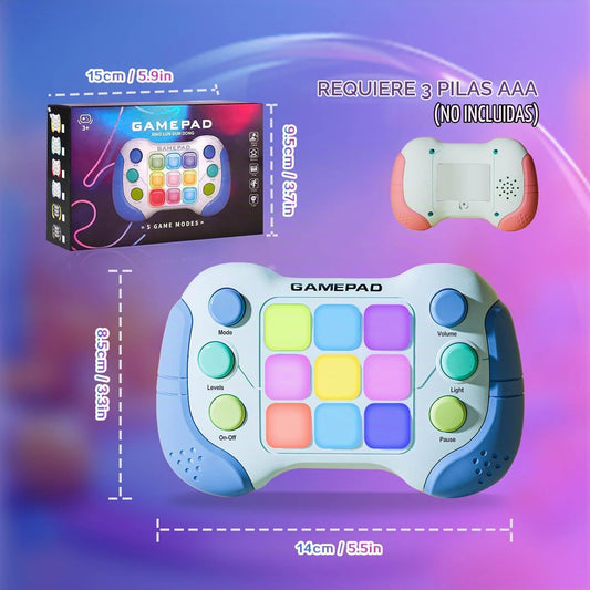 Juego navideño de empuje rápido con mango de juguetes para ansiedad...