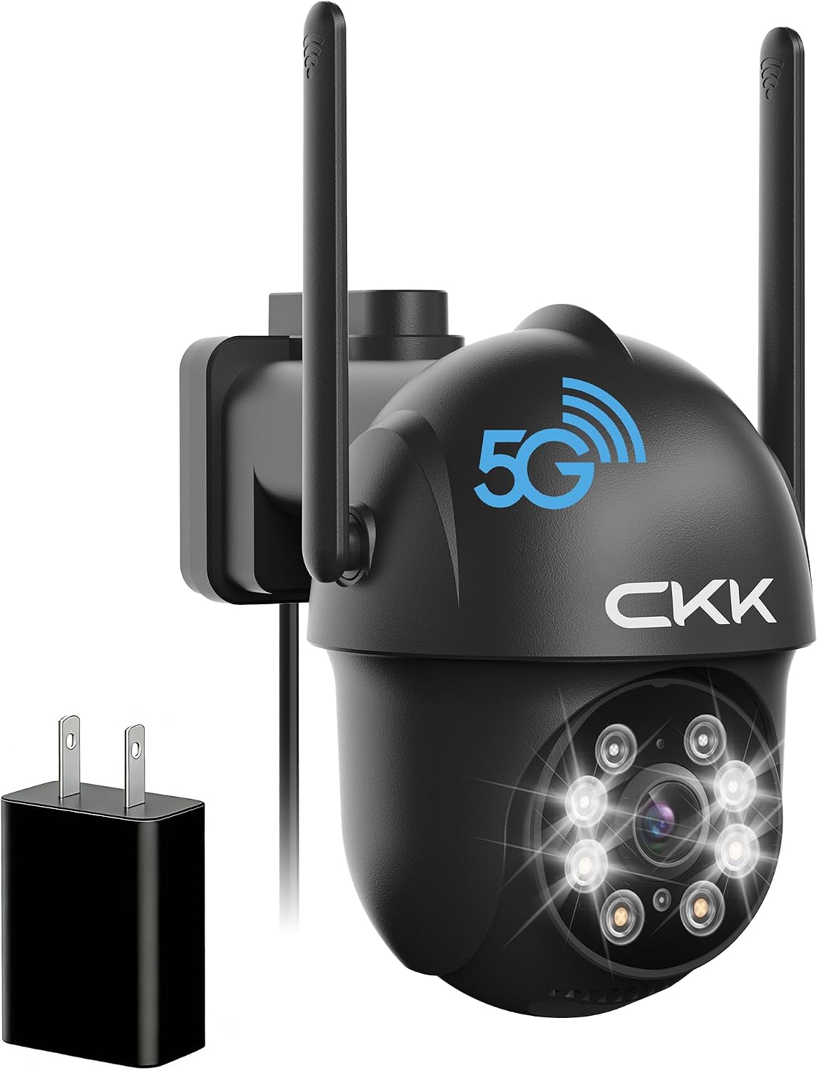 CKK Cámara de seguridad 2K al aire libre, 3MP WiFi Cámaras de segur...