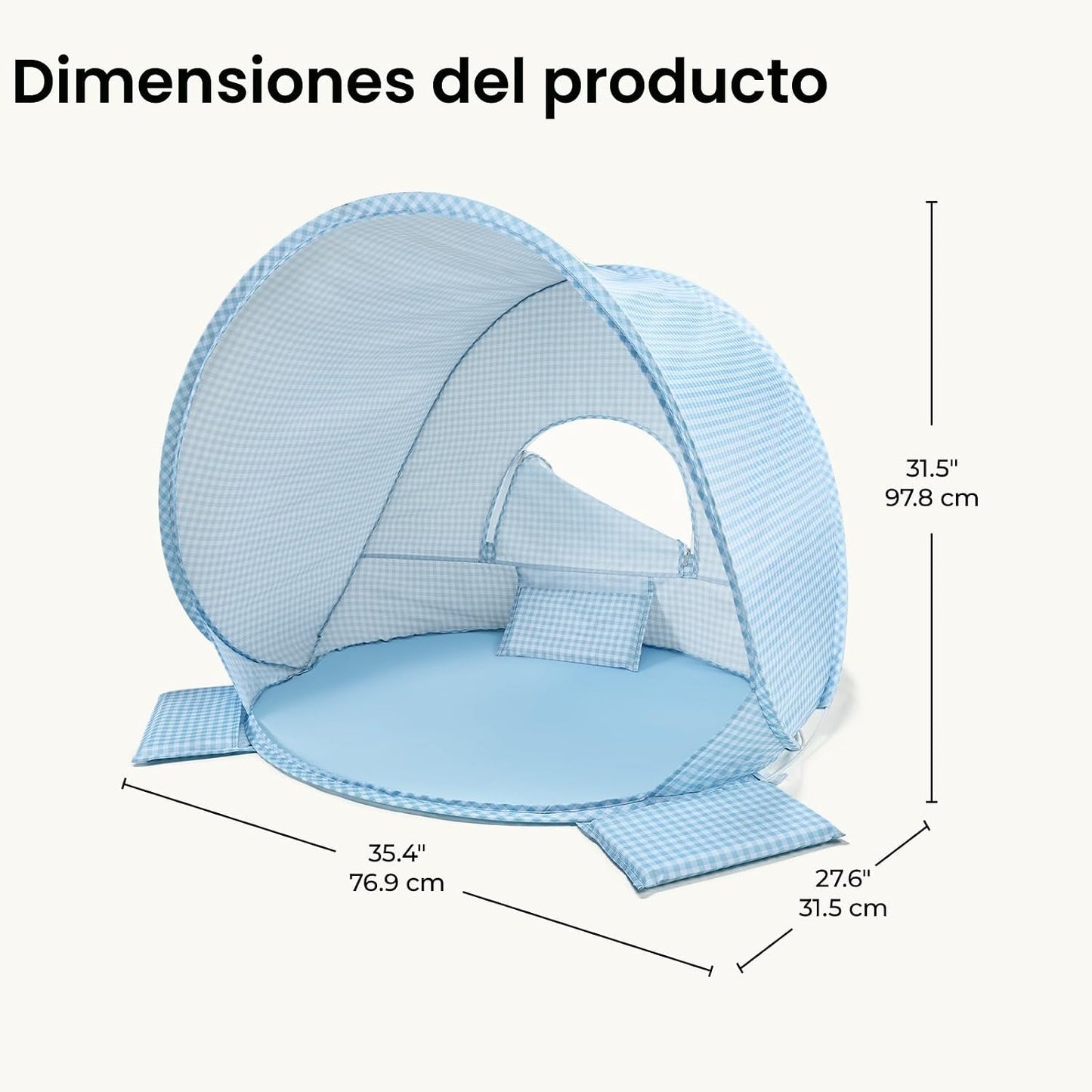 Tiny Land Tienda de campaña de playa para bebés \u2013 Tienda de ca...