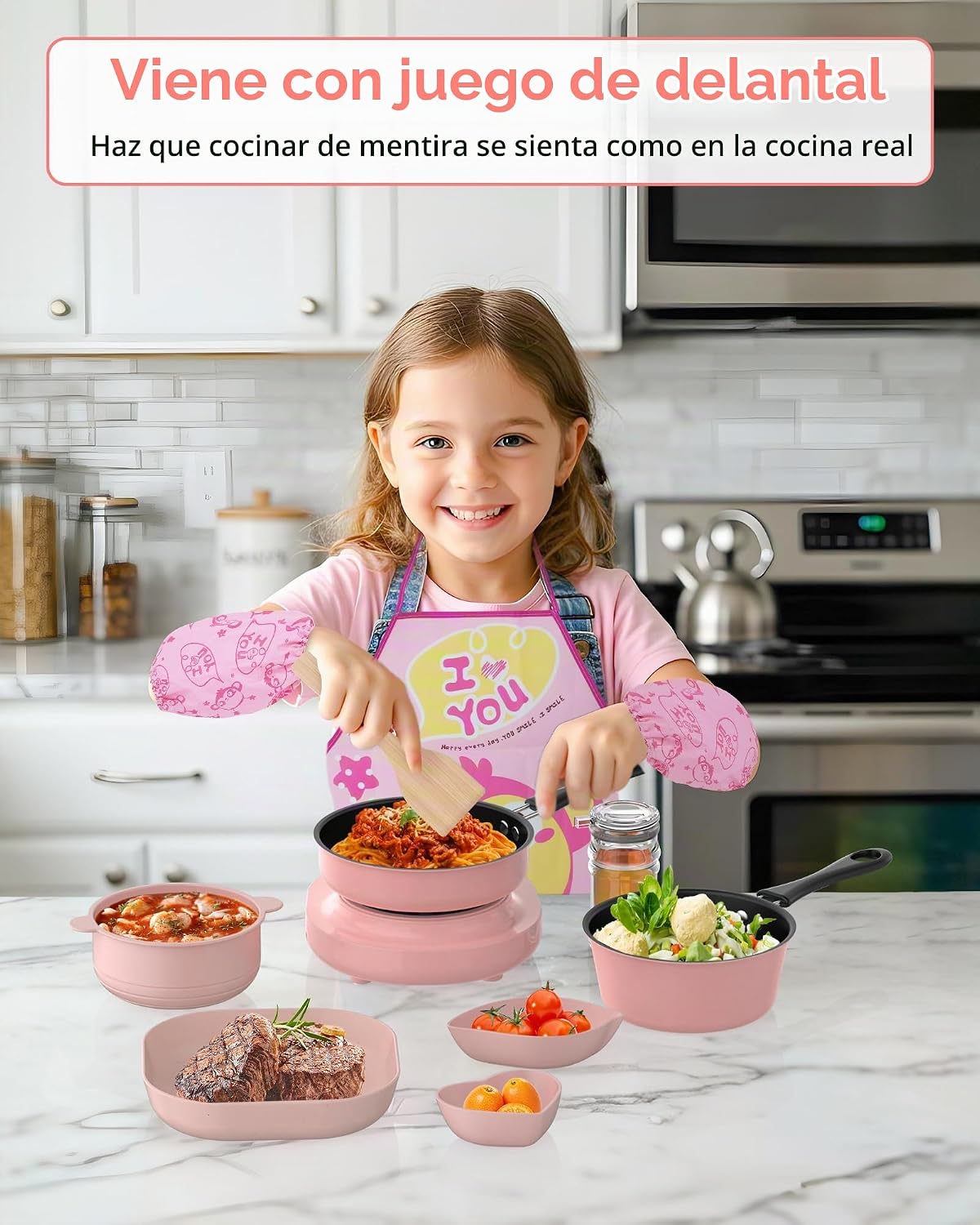 Gotoofun Juego de cocina real para niños de 8 a 12 años, mini herra...